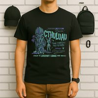 Cthuluau Color Variation Kthulhu Retro Tiki Bar Hawaiian T-Shirt
