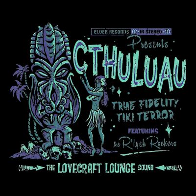Cthuluau Color Variation Kthulhu Retro Tiki Bar Hawaiian T-Shirt