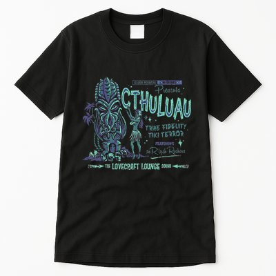 Cthuluau Color Variation Kthulhu Retro Tiki Bar Hawaiian Tall T-Shirt