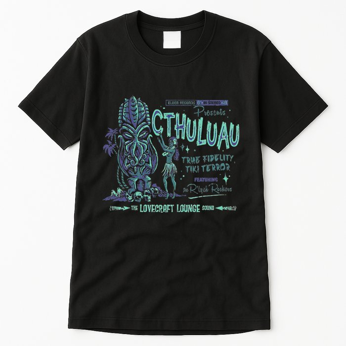 Cthuluau Color Variation Kthulhu Retro Tiki Bar Hawaiian Tall T-Shirt