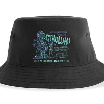 Cthuluau Color Variation Kthulhu Retro Tiki Bar Hawaiian Sustainable Bucket Hat