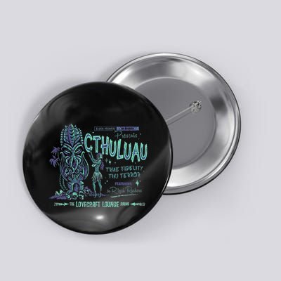 Cthuluau Color Variation Kthulhu Retro Tiki Bar Hawaiian Button