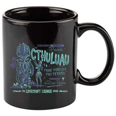 Cthuluau Color Variation Kthulhu Retro Tiki Bar Hawaiian 11oz C Handle Ceramic Mug