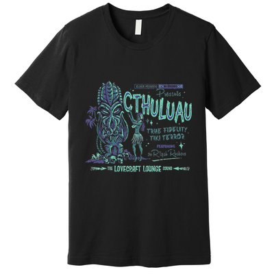 Cthuluau Color Variation Kthulhu Retro Tiki Bar Hawaiian Premium T-Shirt
