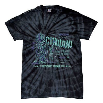 Cthuluau Color Variation Kthulhu Retro Tiki Bar Hawaiian Tie-Dye T-Shirt
