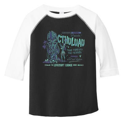 Cthuluau Color Variation Kthulhu Retro Tiki Bar Hawaiian Toddler Fine Jersey T-Shirt