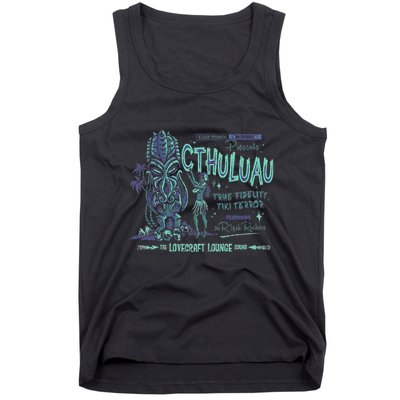 Cthuluau Color Variation Kthulhu Retro Tiki Bar Hawaiian Tank Top