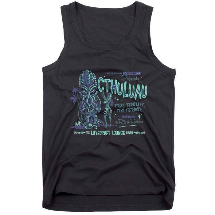 Cthuluau Color Variation Kthulhu Retro Tiki Bar Hawaiian Tank Top