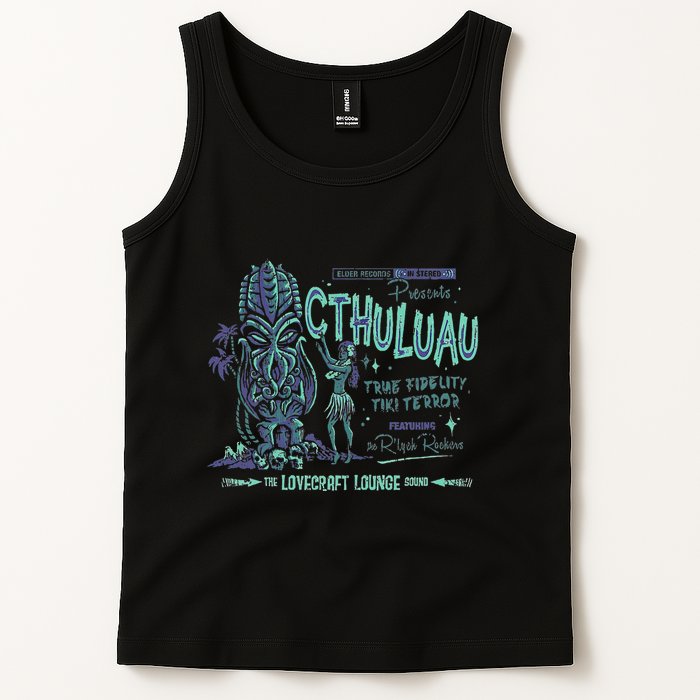 Cthuluau Color Variation Kthulhu Retro Tiki Bar Hawaiian Tank Top