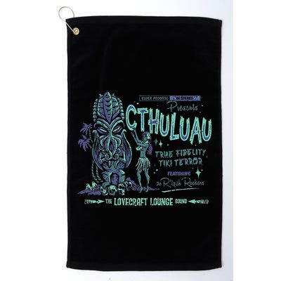 Cthuluau Color Variation Kthulhu Retro Tiki Bar Hawaiian Golf Towel