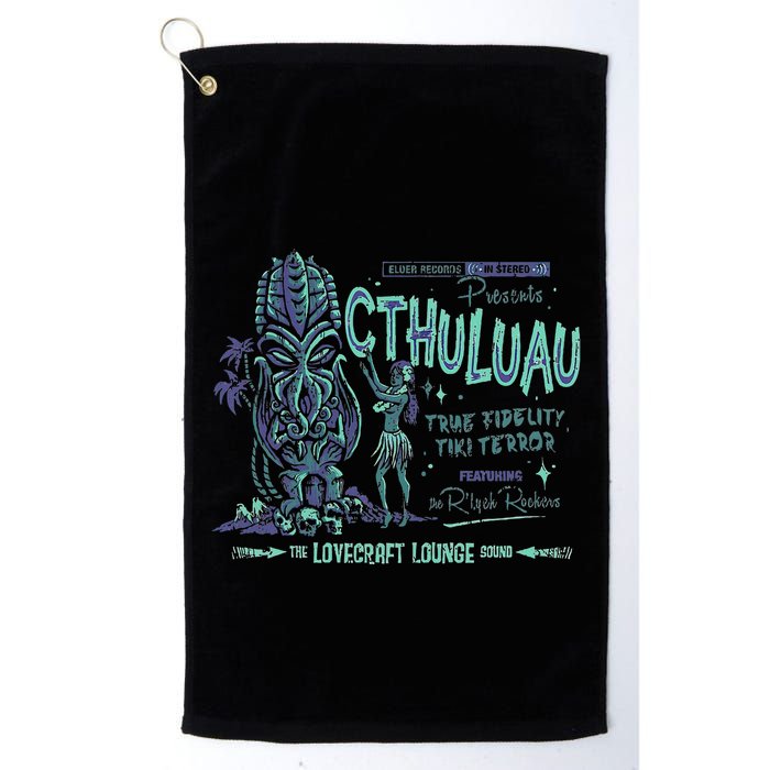 Cthuluau Color Variation Kthulhu Retro Tiki Bar Hawaiian Golf Towel
