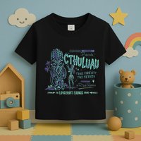 Cthuluau Color Variation Kthulhu Retro Tiki Bar Hawaiian Toddler T-Shirt