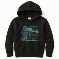 Cthuluau Color Variation Kthulhu Retro Tiki Bar Hawaiian Kids Hoodie
