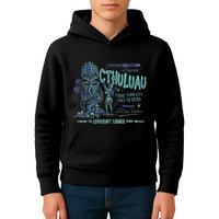 Cthuluau Color Variation Kthulhu Retro Tiki Bar Hawaiian Kids Hoodie