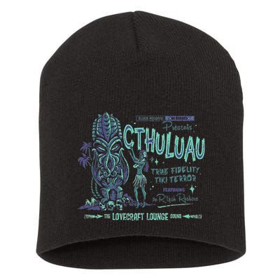 Cthuluau Color Variation Kthulhu Retro Tiki Bar Hawaiian Short Acrylic Beanie