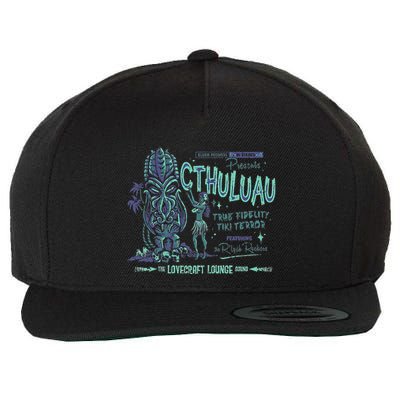 Cthuluau Color Variation Kthulhu Retro Tiki Bar Hawaiian Wool Snapback Cap