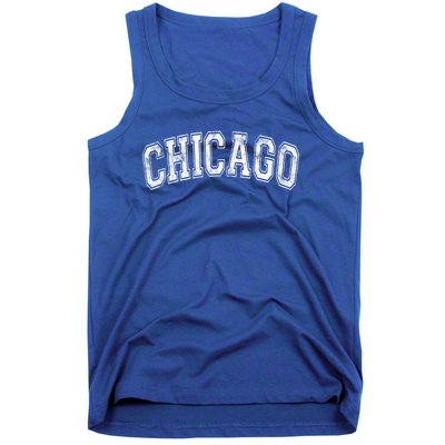 Chicago Classic Vintage I Illinois State Gift Cool Gift Tank Top