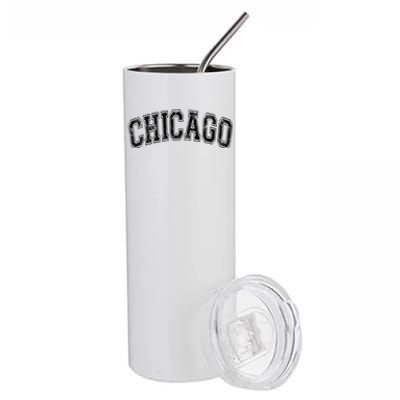 Chicago Classic Vintage I Illinois State Gift Cool Gift Stainless Steel Tumbler