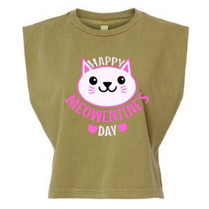 Cute Cat Valentines Day For Girl Kitty Quote Garment-Dyed Women's Muscle Tee