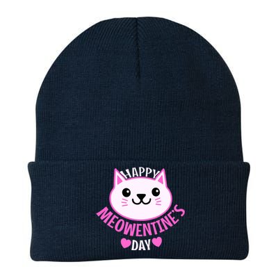 Cute Cat Valentines Day For Girl Kitty Quote Knit Cap Winter Beanie