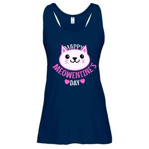 Cute Cat Valentines Day For Girl Kitty Quote Ladies Essential Flowy Tank