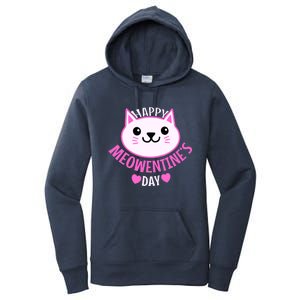 Cute Cat Valentines Day For Girl Kitty Quote Women's Pullover Hoodie