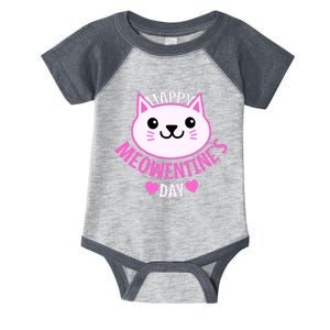 Cute Cat Valentines Day For Girl Kitty Quote Infant Baby Jersey Bodysuit