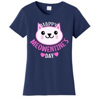 Cute Cat Valentines Day For Girl Kitty Quote Women's T-Shirt