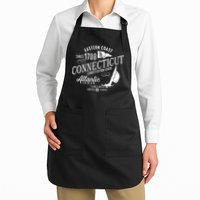 Connecticut Ct Vintage Nautical Sailing Design Apron