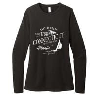 Connecticut Ct Vintage Nautical Sailing Design Womens CVC Long Sleeve Shirt