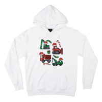 Christmas Construction Vehicles Truck Xmas Hoodie