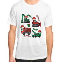 Christmas Construction Vehicles Truck Xmas Adult ChromaSoft Performance T-Shirt