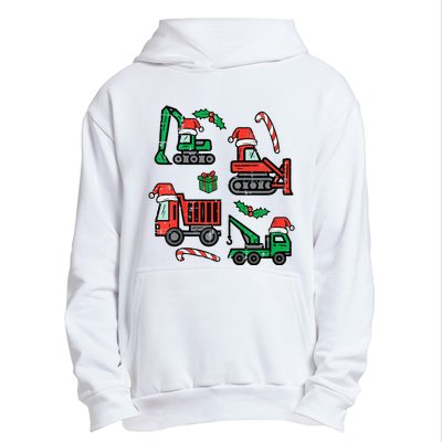 Christmas Construction Vehicles Truck Xmas Urban Pullover Hoodie