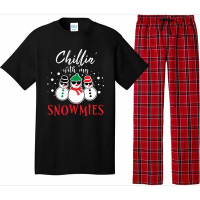 Christmas Chillin With My Snowmies Cool Snowman Pajama Set