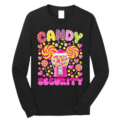 Candy Costume Women Candy Crew Funny Candy Security Long Sleeve Shirt