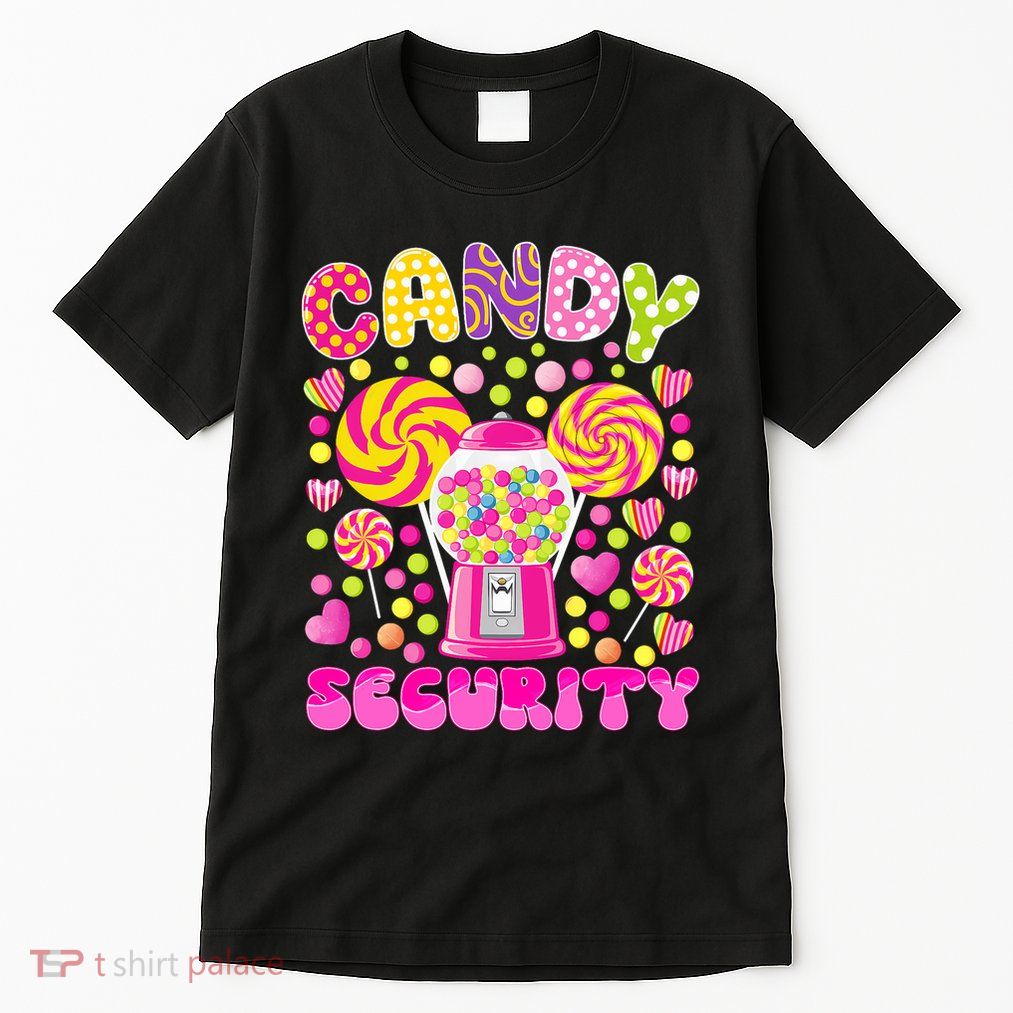 Candy Costume Women Candy Crew Funny Candy Security Tall T-Shirt