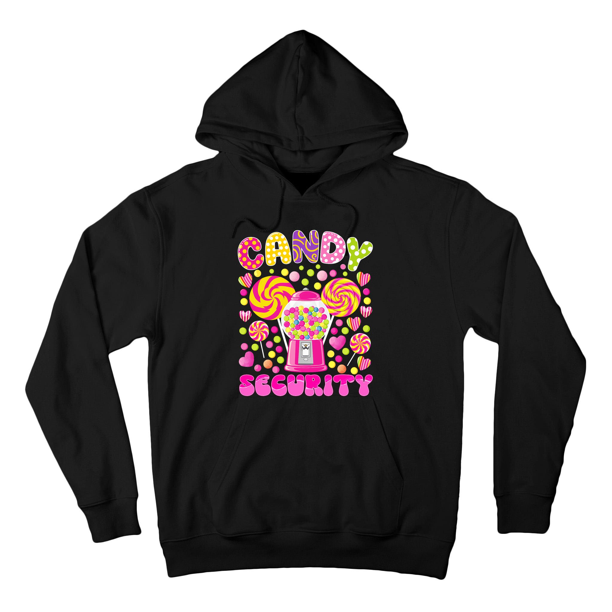 Candy Costume Women Candy Crew Funny Candy Security Tall Hoodie