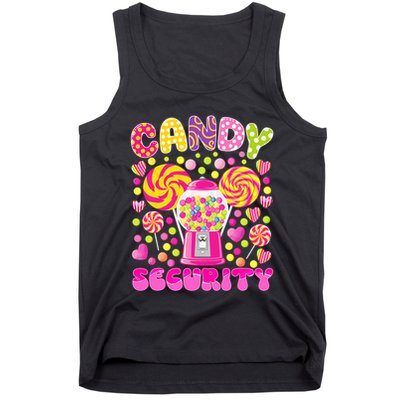 Candy Costume Women Candy Crew Funny Candy Security Tank Top