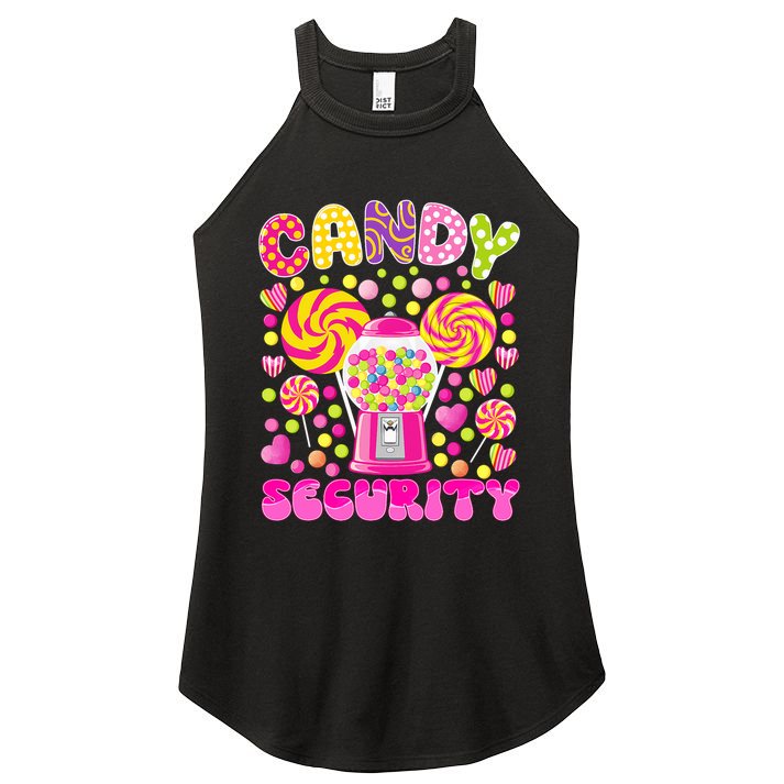 Candy Costume Women Candy Crew Funny Candy Security Women's Perfect Tri Rocker Tank