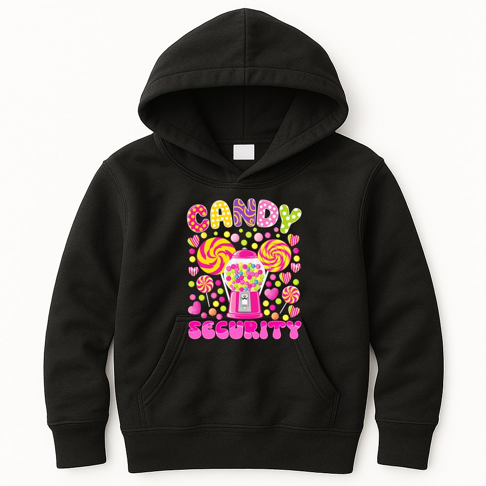 Candy Costume Women Candy Crew Funny Candy Security Kids Hoodie