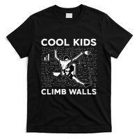 Cool Climb Walls Funny Rock Climbing Bouldering T-Shirt