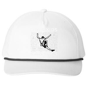 Cool Climb Walls Funny Rock Climbing Bouldering Snapback Five-Panel Rope Hat