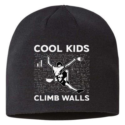 Cool Climb Walls Funny Rock Climbing Bouldering Sustainable Beanie