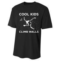 Cool Climb Walls Funny Rock Climbing Bouldering Performance Sprint T-Shirt