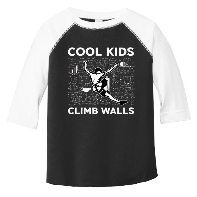 Cool Climb Walls Funny Rock Climbing Bouldering Toddler Fine Jersey T-Shirt