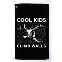 Cool Climb Walls Funny Rock Climbing Bouldering Golf Towel