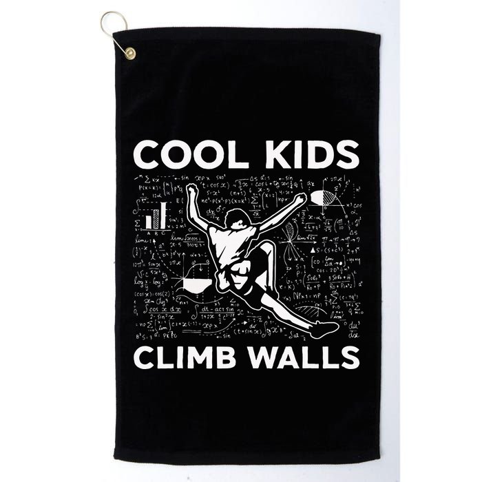 Cool Climb Walls Funny Rock Climbing Bouldering Golf Towel