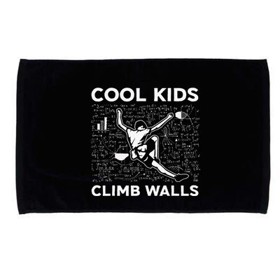 Cool Climb Walls Funny Rock Climbing Bouldering Microfiber Hand Towel