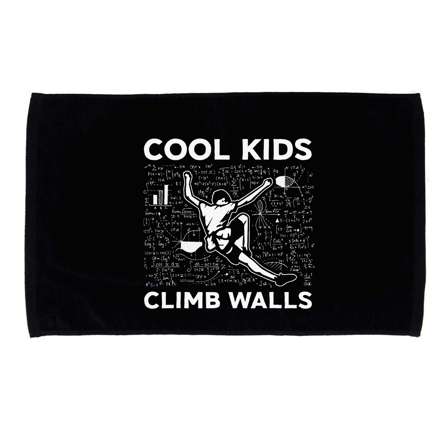 Cool Climb Walls Funny Rock Climbing Bouldering Microfiber Hand Towel