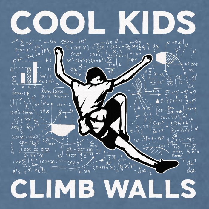 Cool Climb Walls Funny Rock Climbing Bouldering Garment-Dyed Sweatshirt